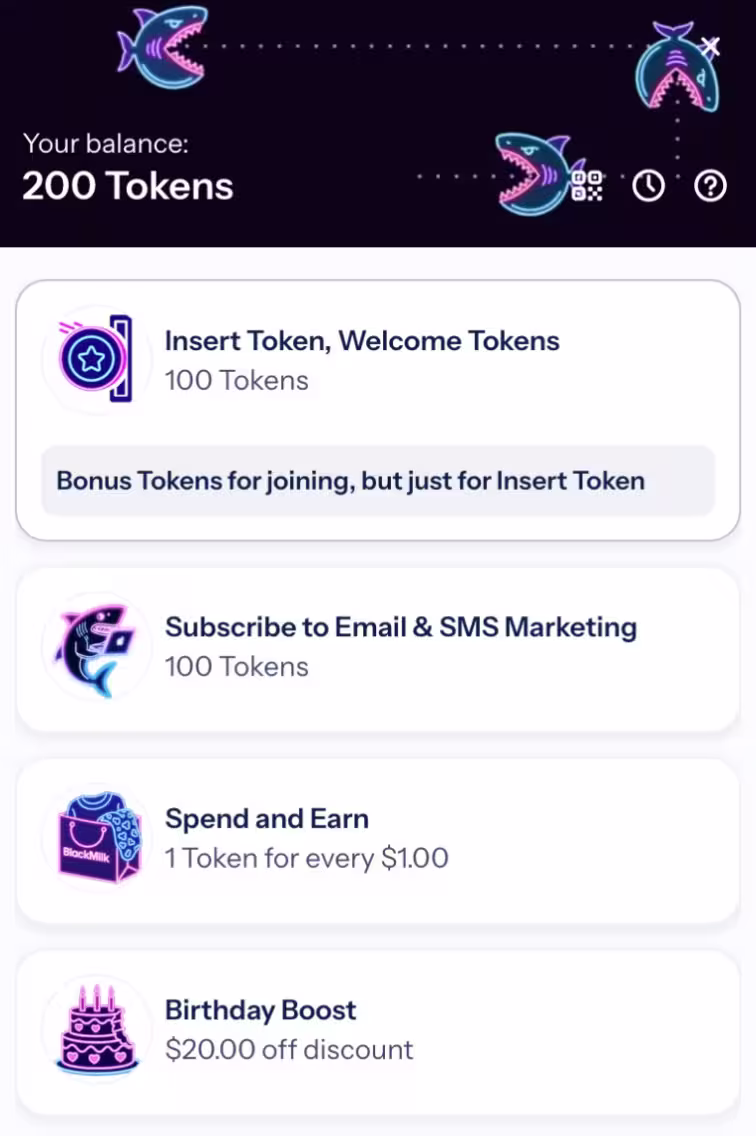 Loyalty widget