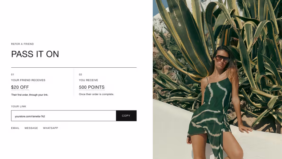 Referrals storefront