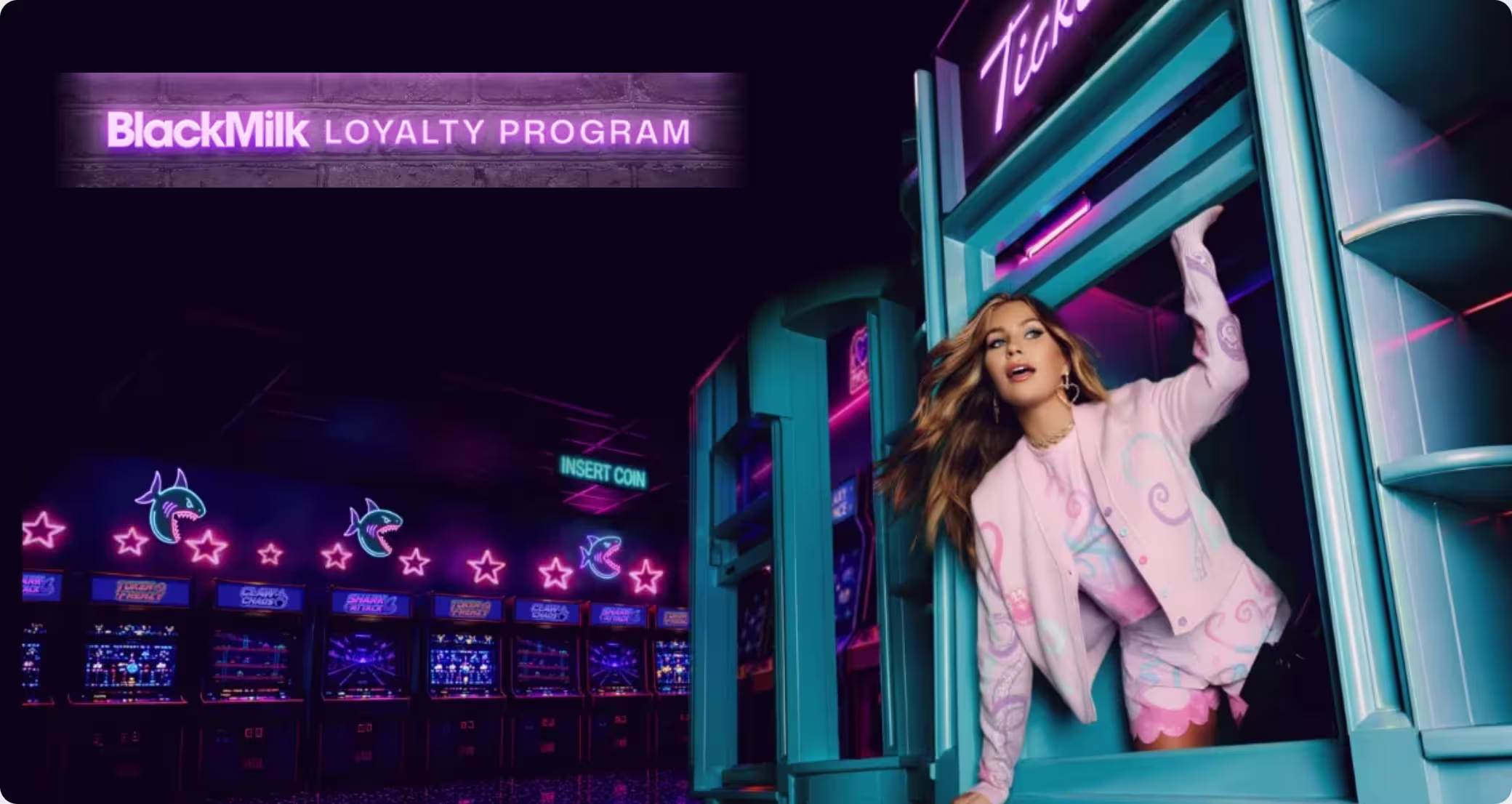 BlackMilk loyalty page
