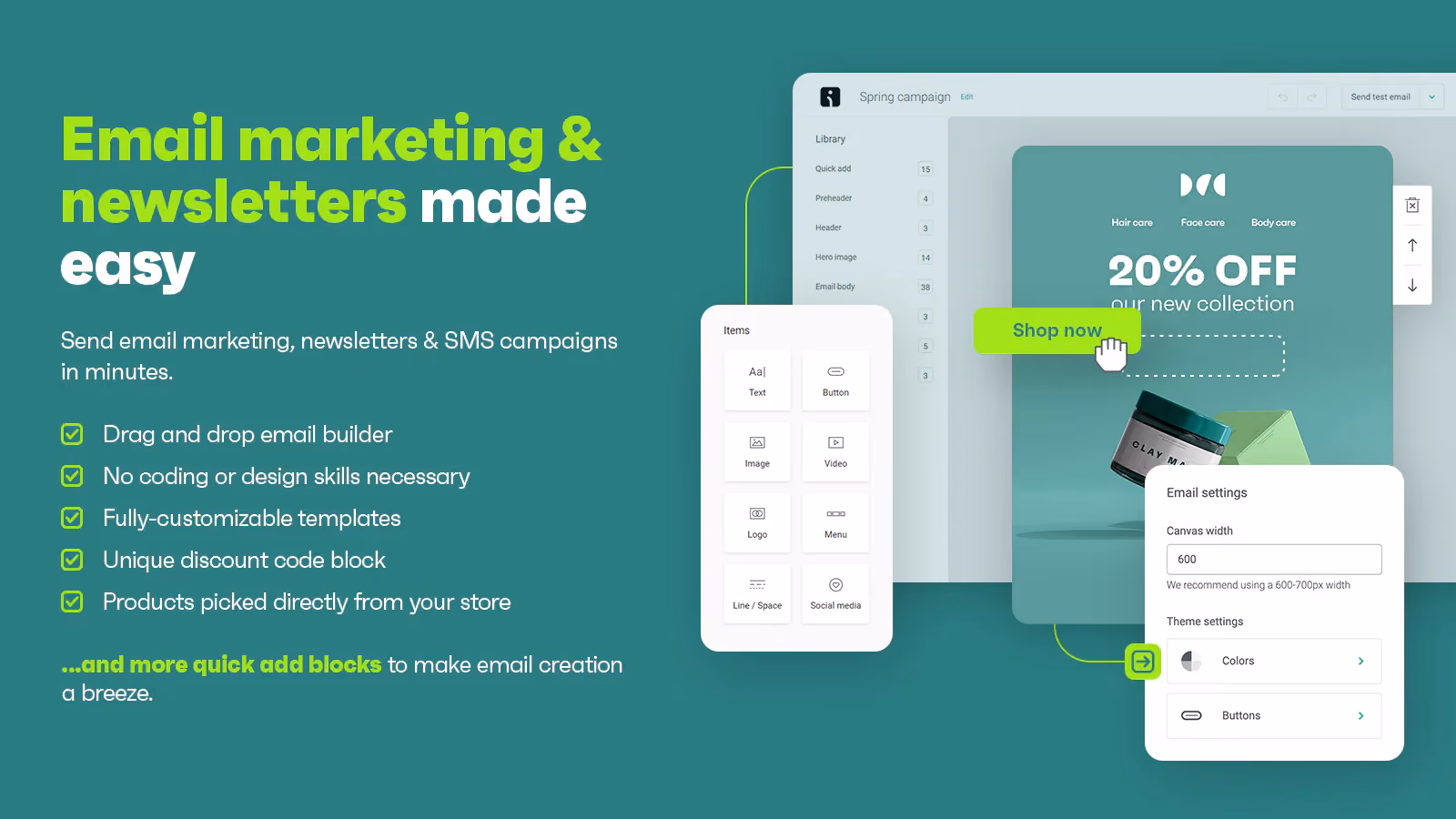 Omnisend product preview