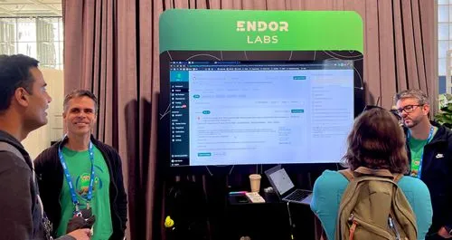 In-person event with a presentation