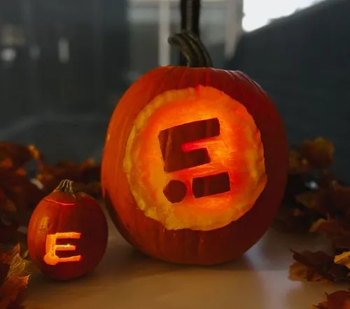 EndorLabs carved pumpkin