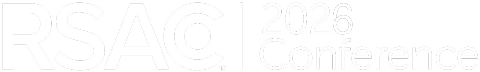 RSAC 2025 Conference logo with white text on a transparent background.