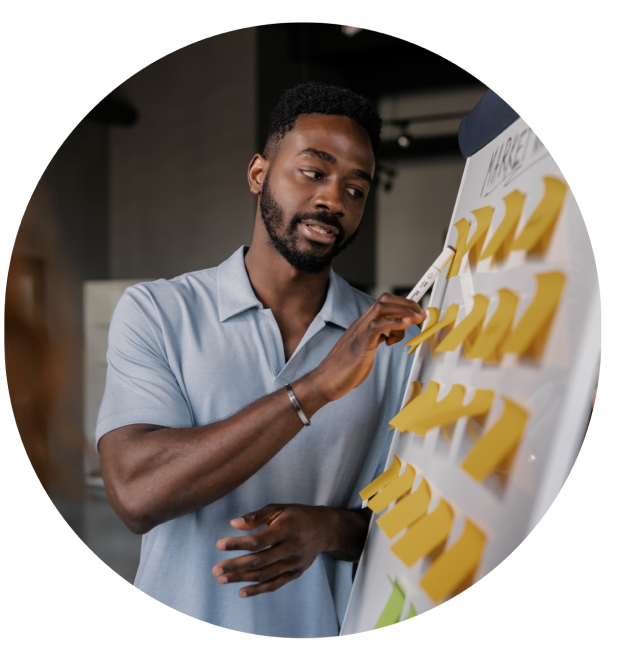 Man decribing that Clients getting good results in Lead generation 