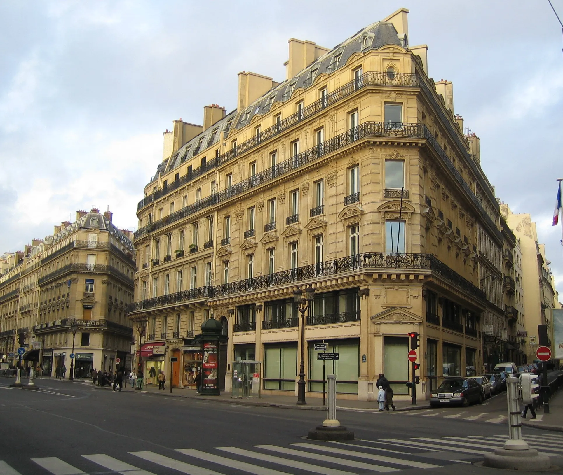 Haussmann-style building in the Opera district of Paris
