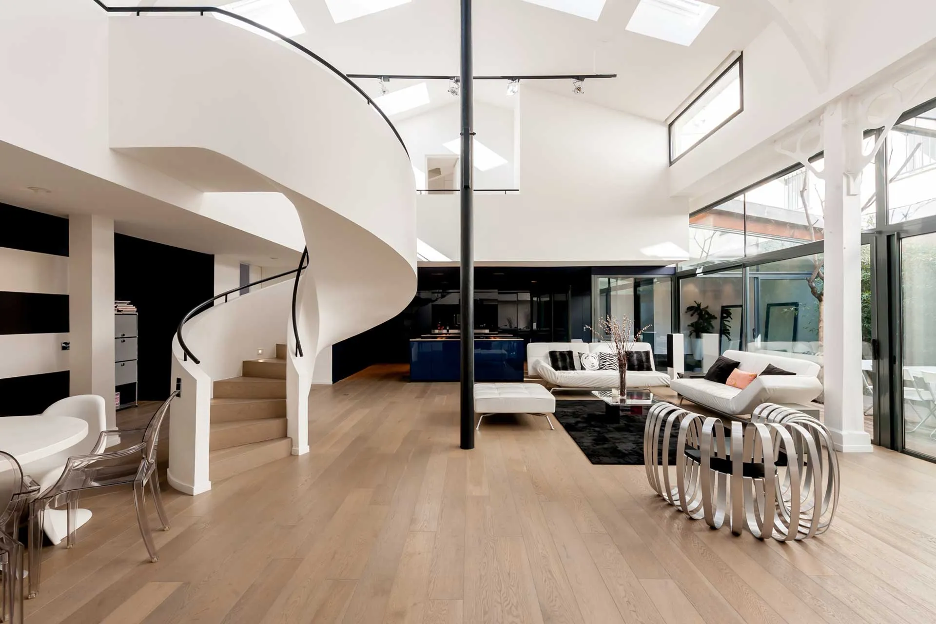 interior of a luxurious house in Paris