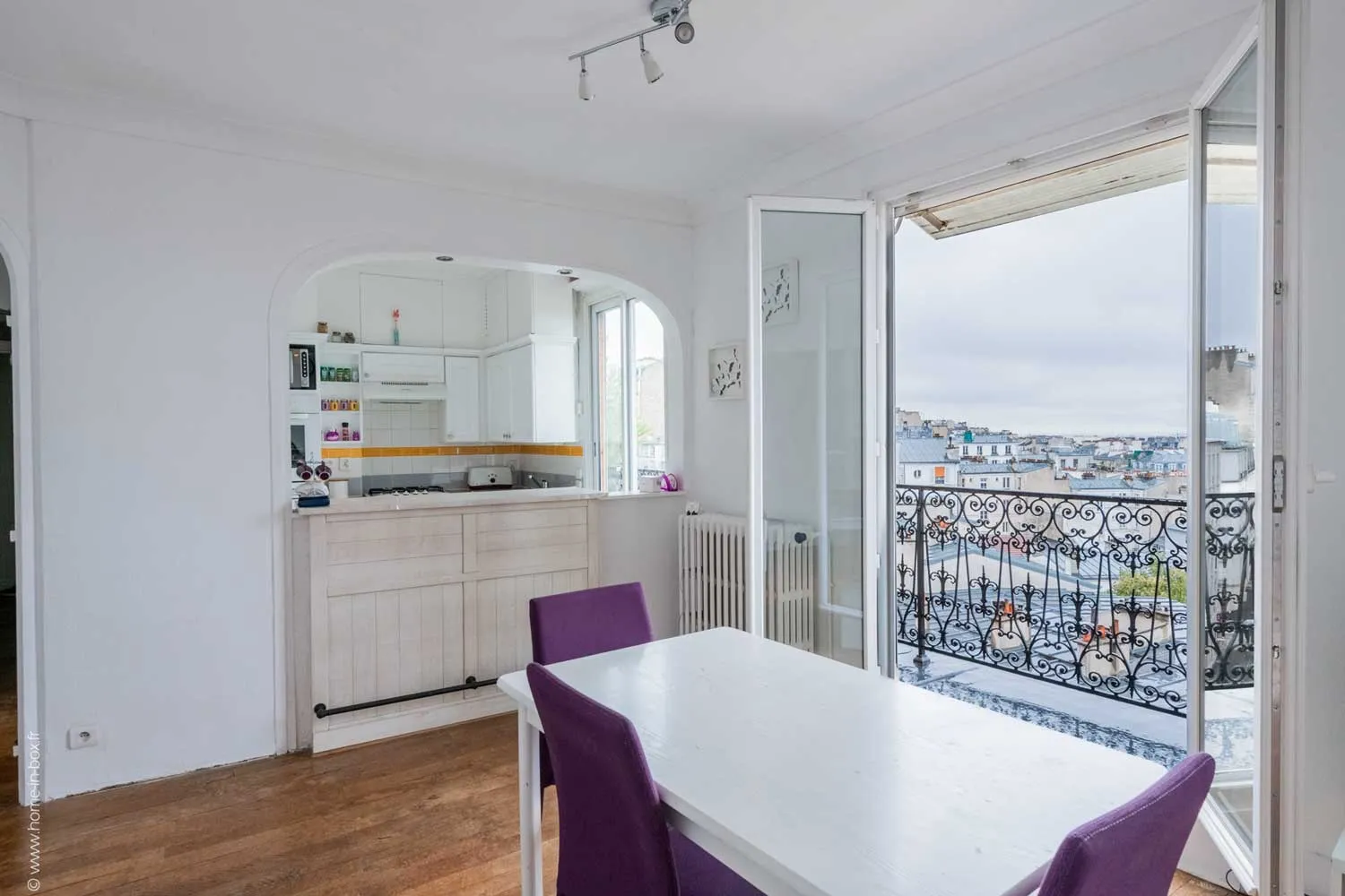 dernier étage d'un appartement à Paris