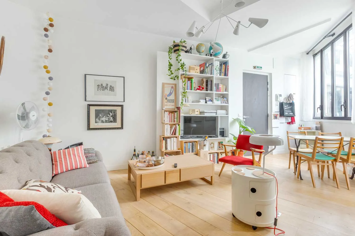 interior of an apartment in Paris