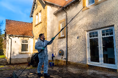 soft washing walls