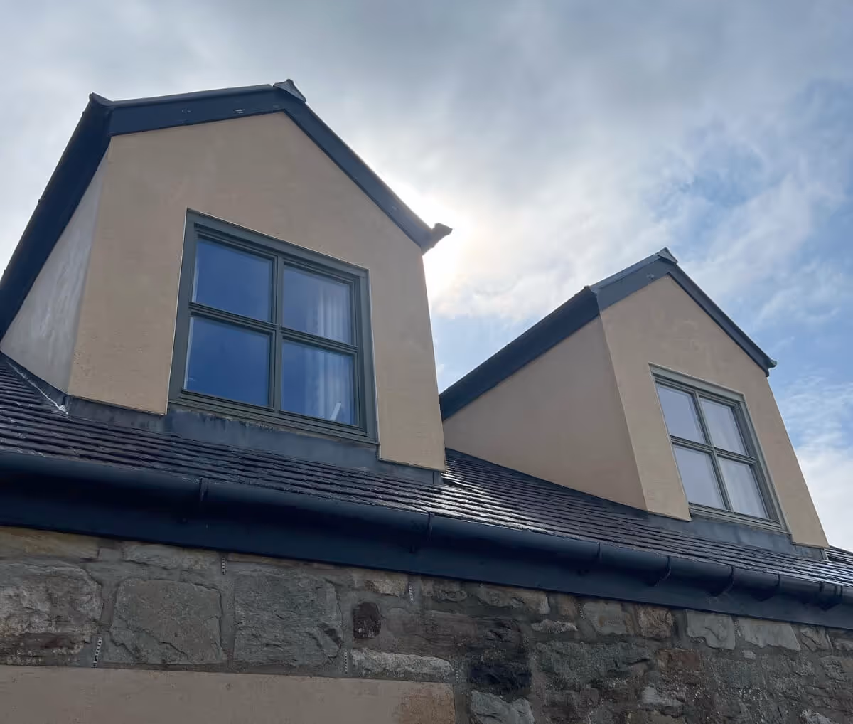 exterior walls soft washed by BDS Pro Clean, photo