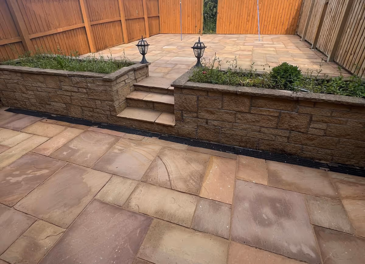 patio cleaned by BDS Pro Clean, photo