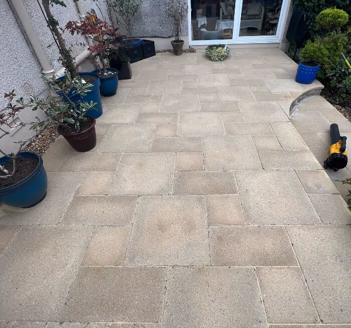 patio cleaned by BDS Pro Clean, photo