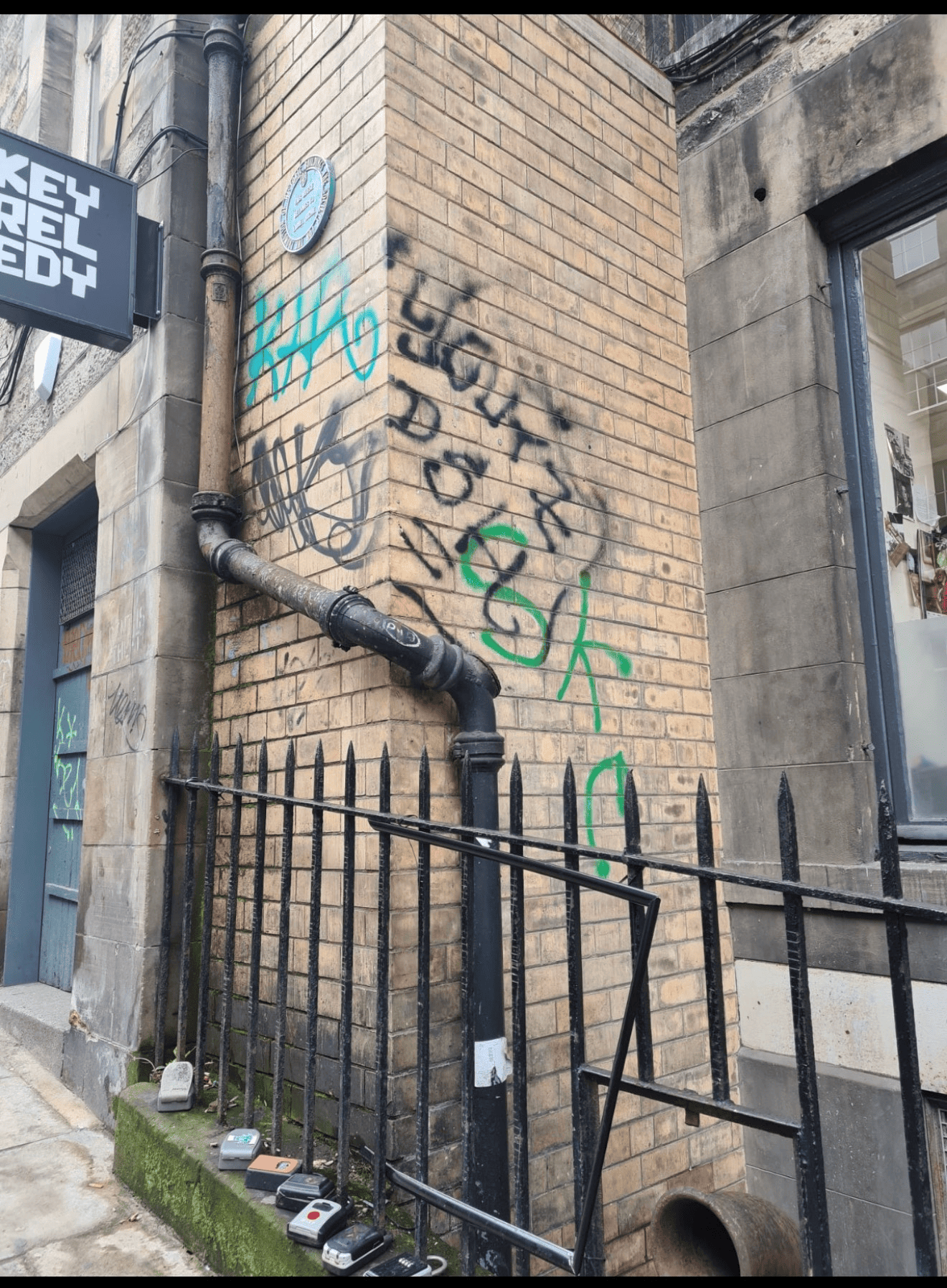 graffiti on wall
