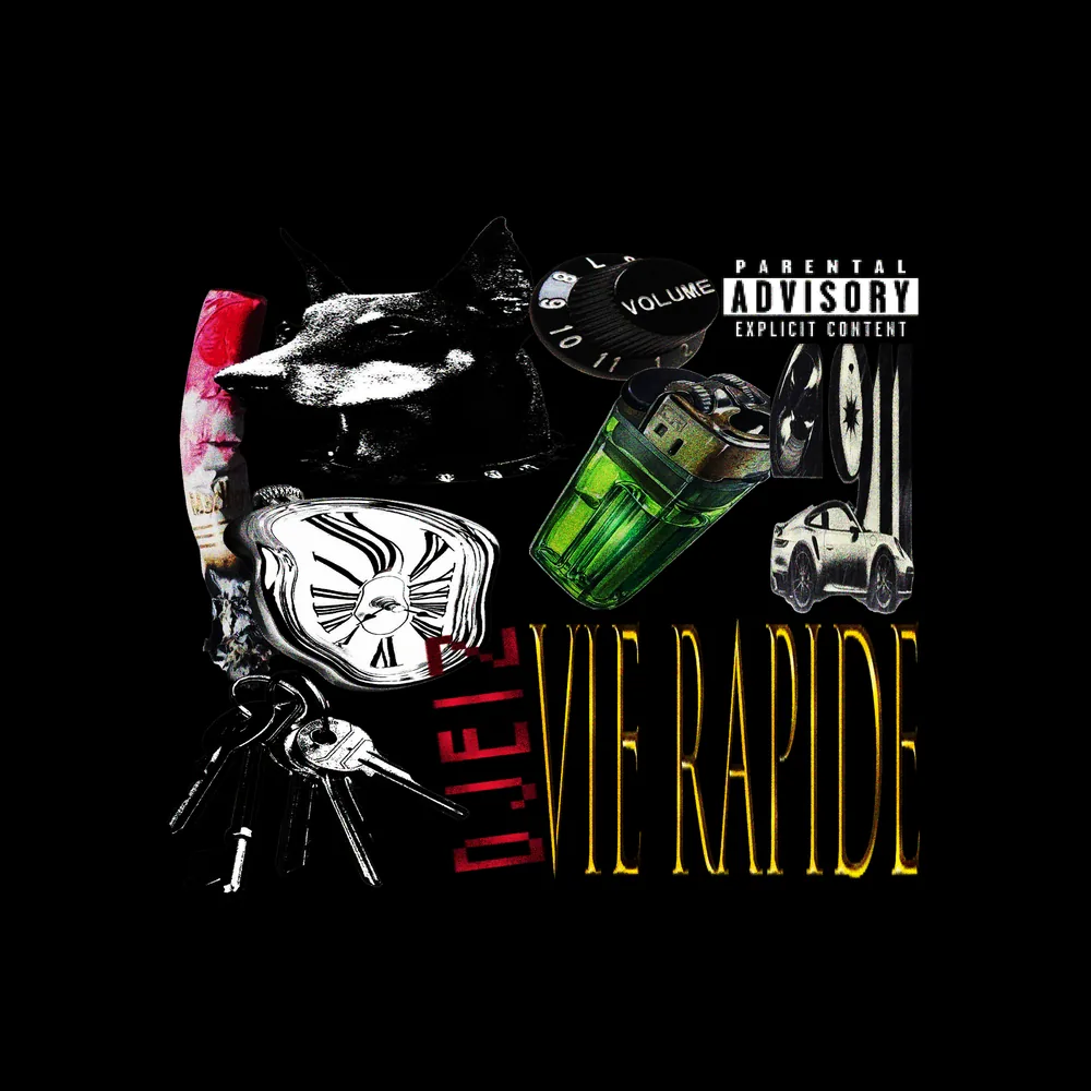 Cover single VIE RAPIDE de Djeiz