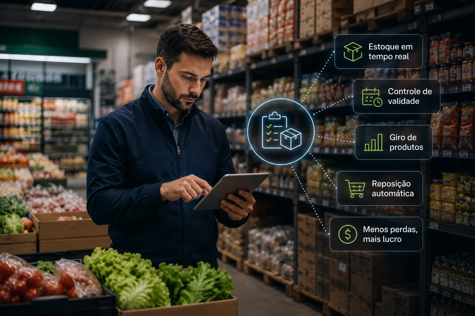 ERP para supermercado: como controlar o estoque (sem perder dinheiro)