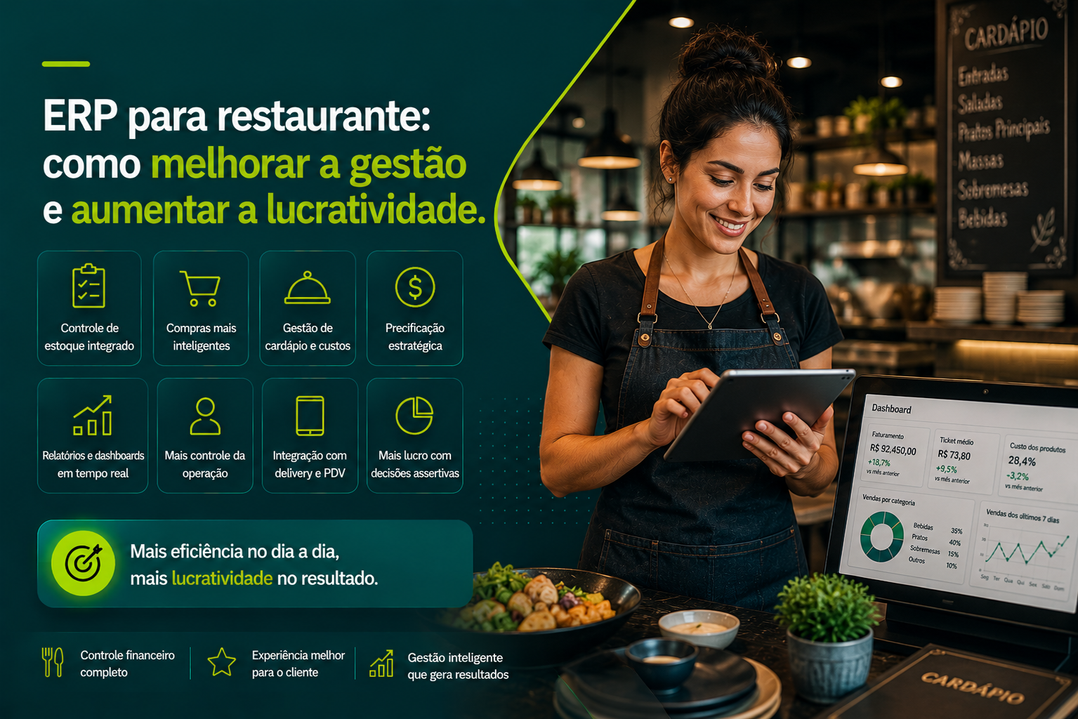 ERP para restaurante: como melhorar a gestão e aumentar a lucratividade