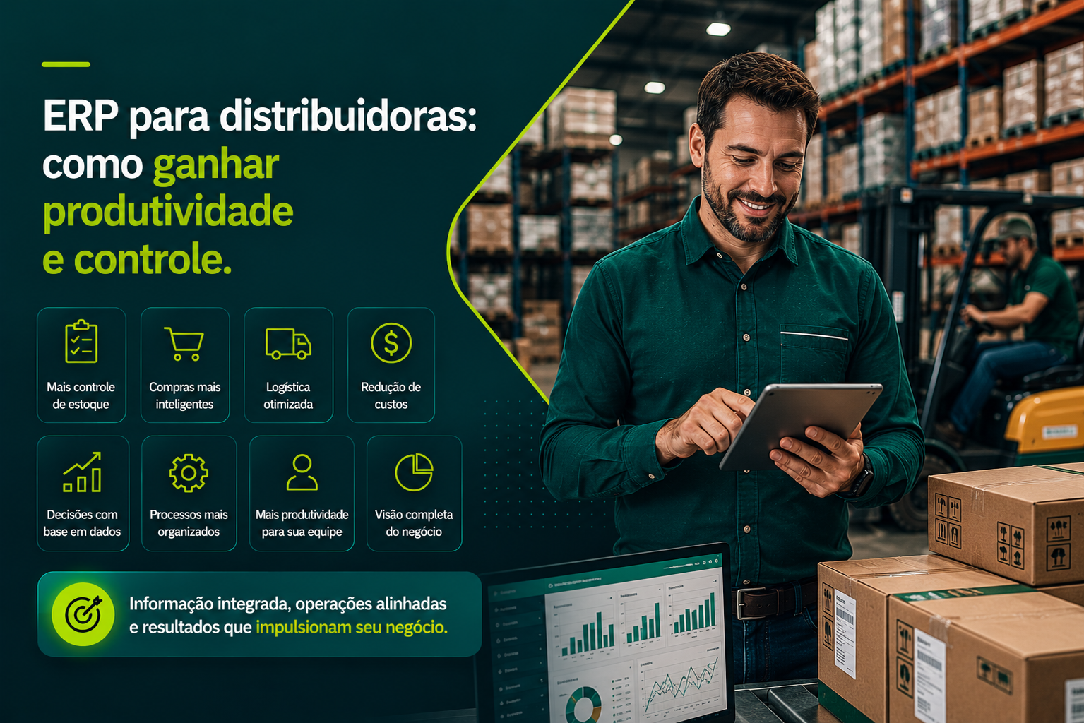 ERP para distribuidora: como ganhar produtividade e controle