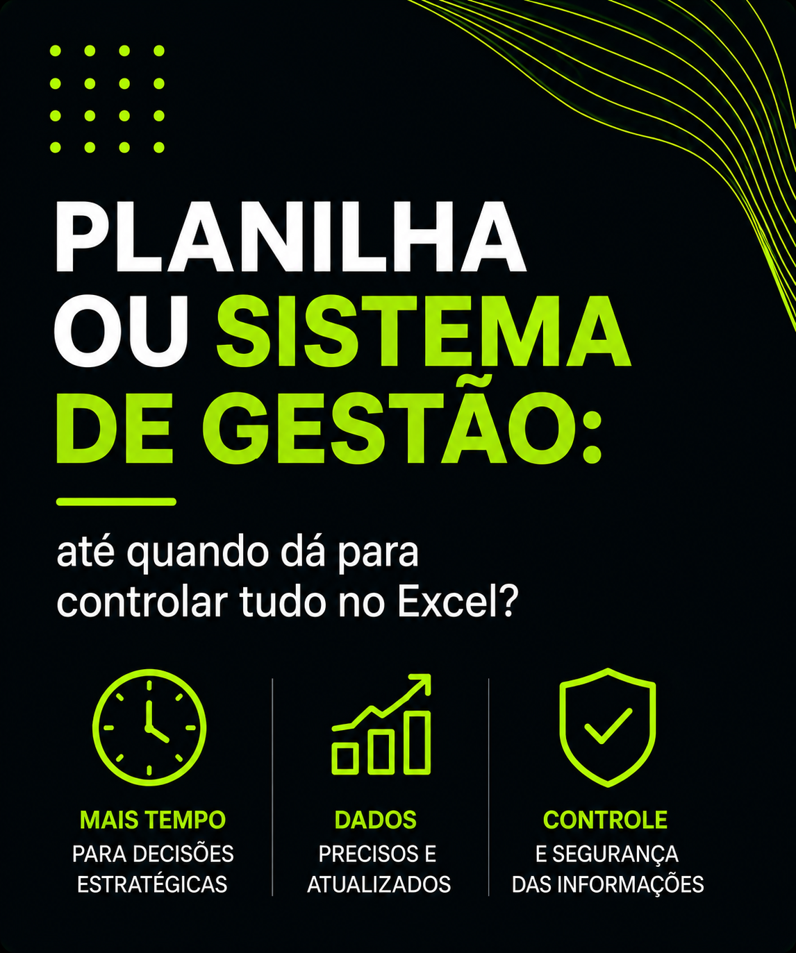 Planilha ou sistema de gestão: até quando usar o Excel?