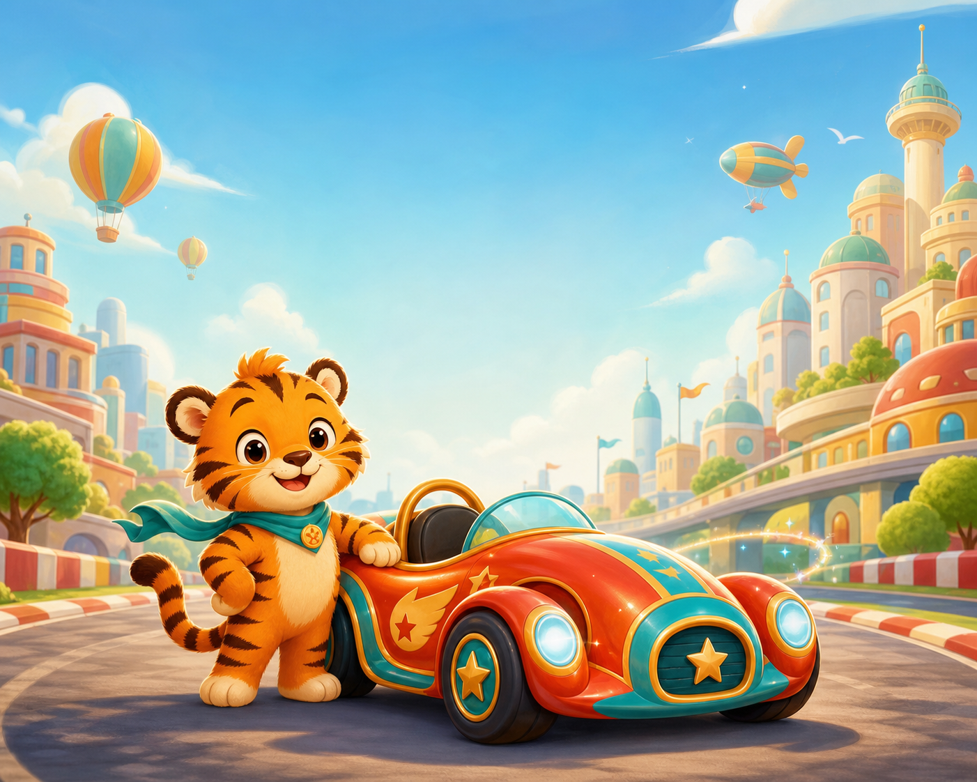 Bibbo and the Copachala Racing Car hero illustration