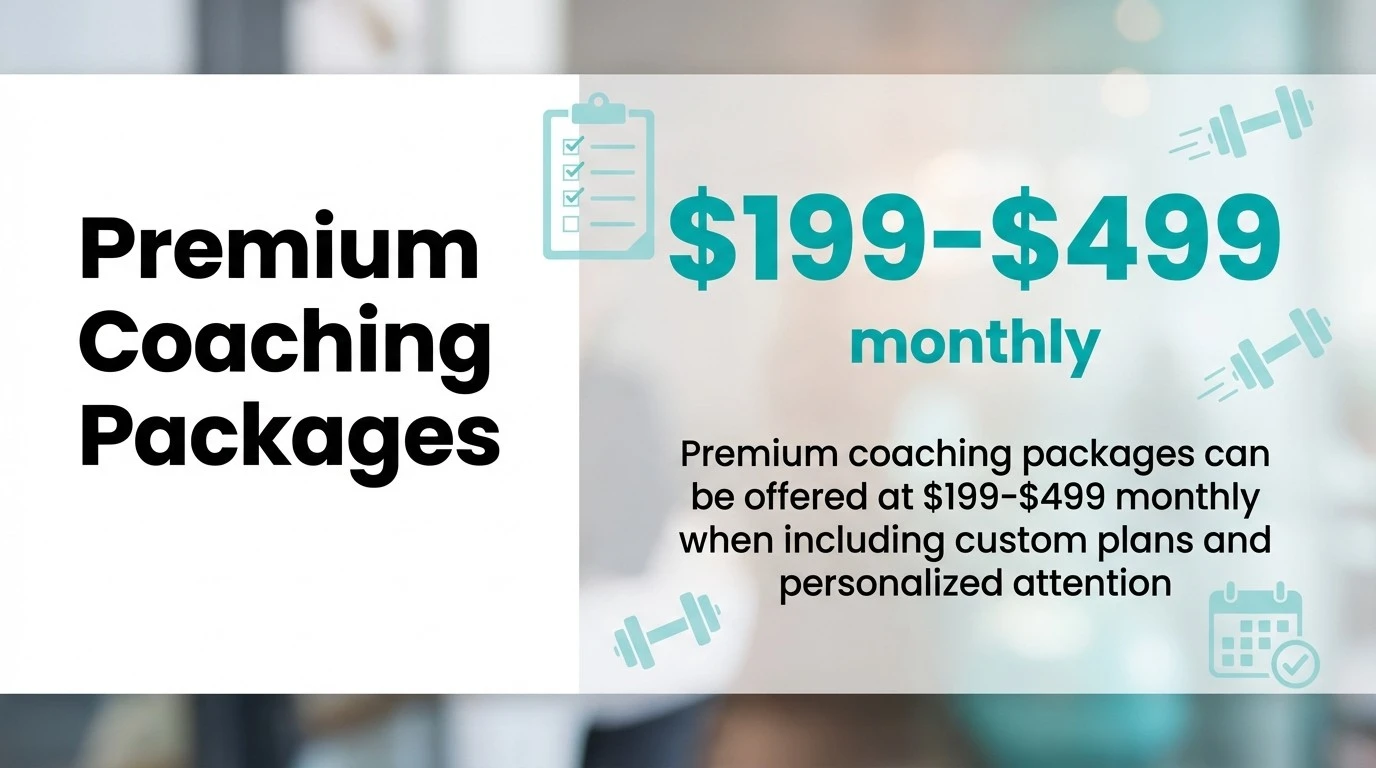 $199–$499/month premium coaching is viable with personalization
