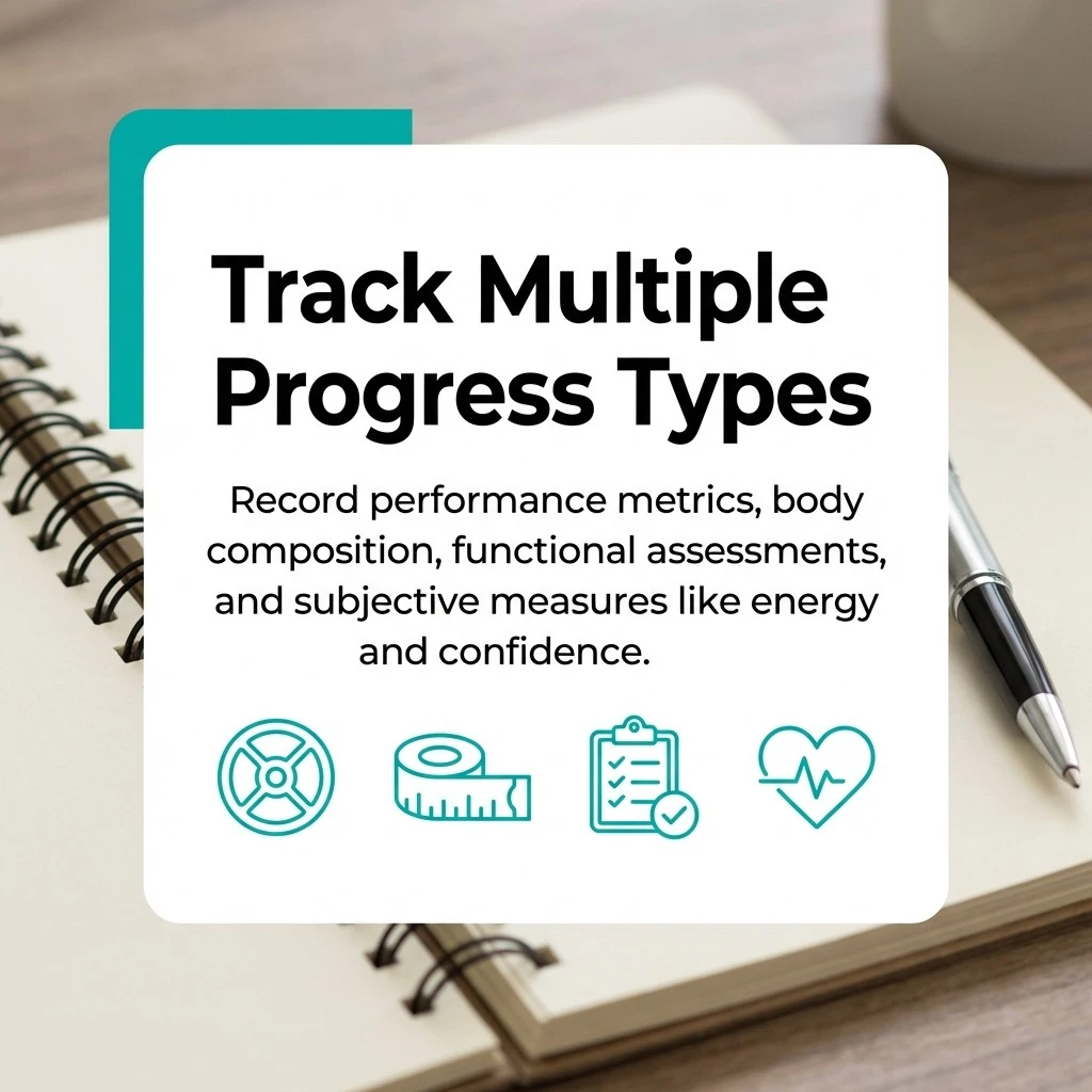 Track performance, body composition, functional outcomes, and subjective markers to show clear, holistic progress.