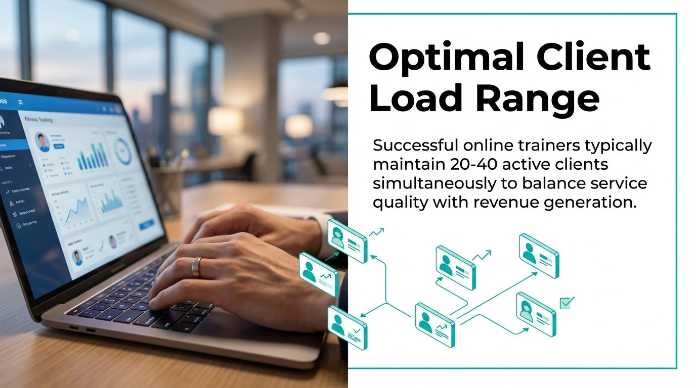 Healthy capacity target: 20–40 active clients at once.