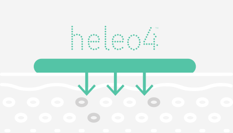 I Фотосенсибилизатор HELEO4™ проникает в кожу