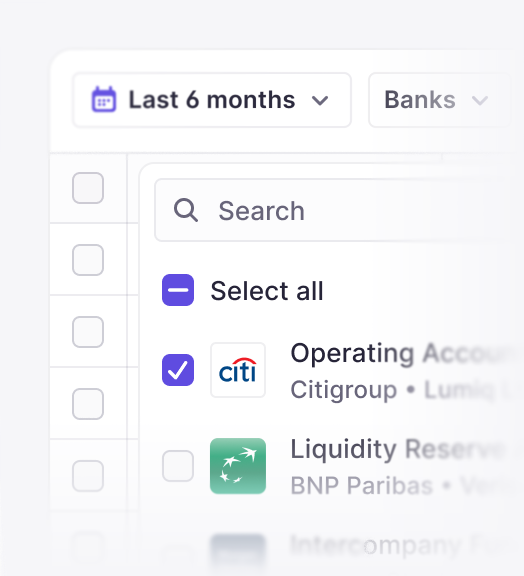 The cash management interface inside the Atlar dashboard
