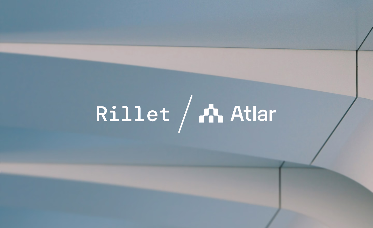 Atlar and Rillet partnership announcement graphic