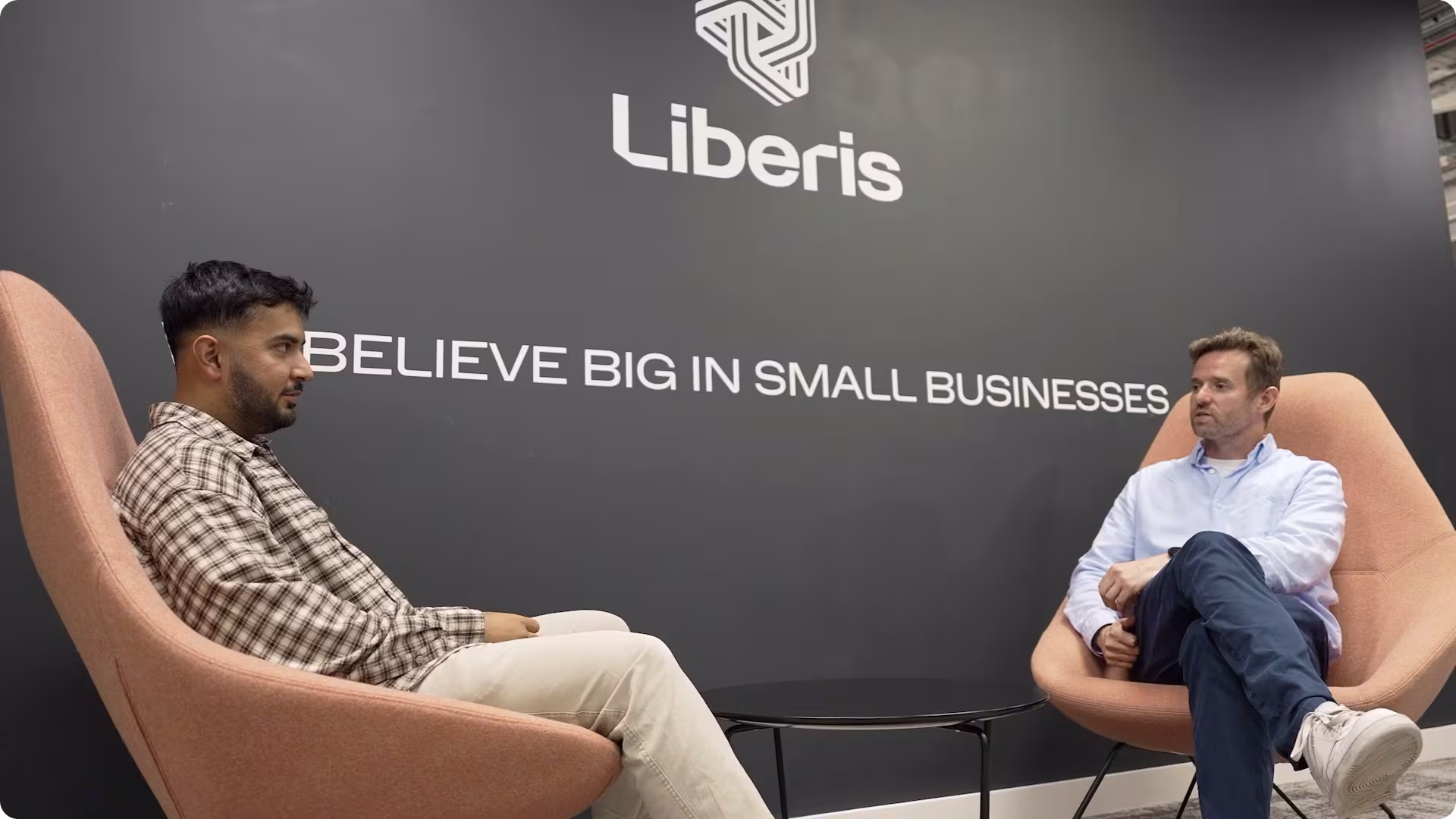 Video still from the Liberis customer story