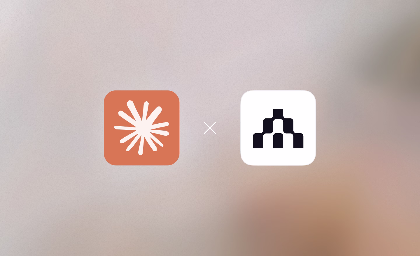 Claude and Atlar icons linked by an X, announcing the integration