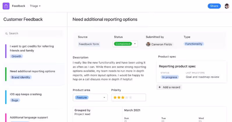 Interface-métier-airtable