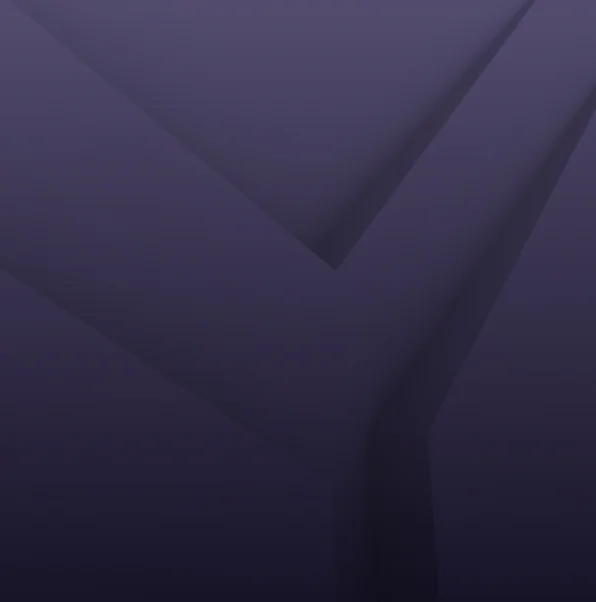 Dark purple abstract geometric background with layered angular shapes and soft shadows.