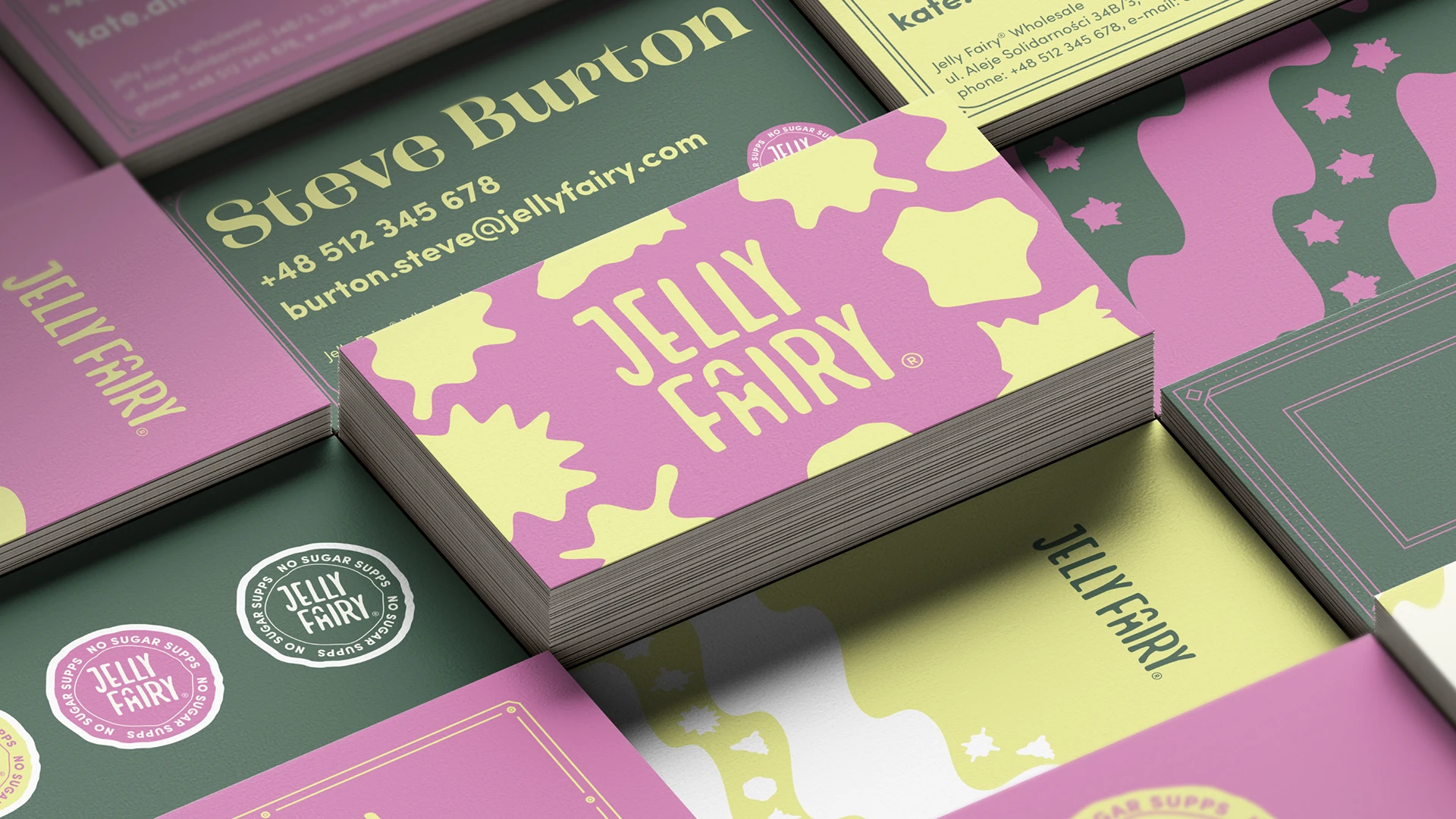 Wizytówki Jelly Fairy