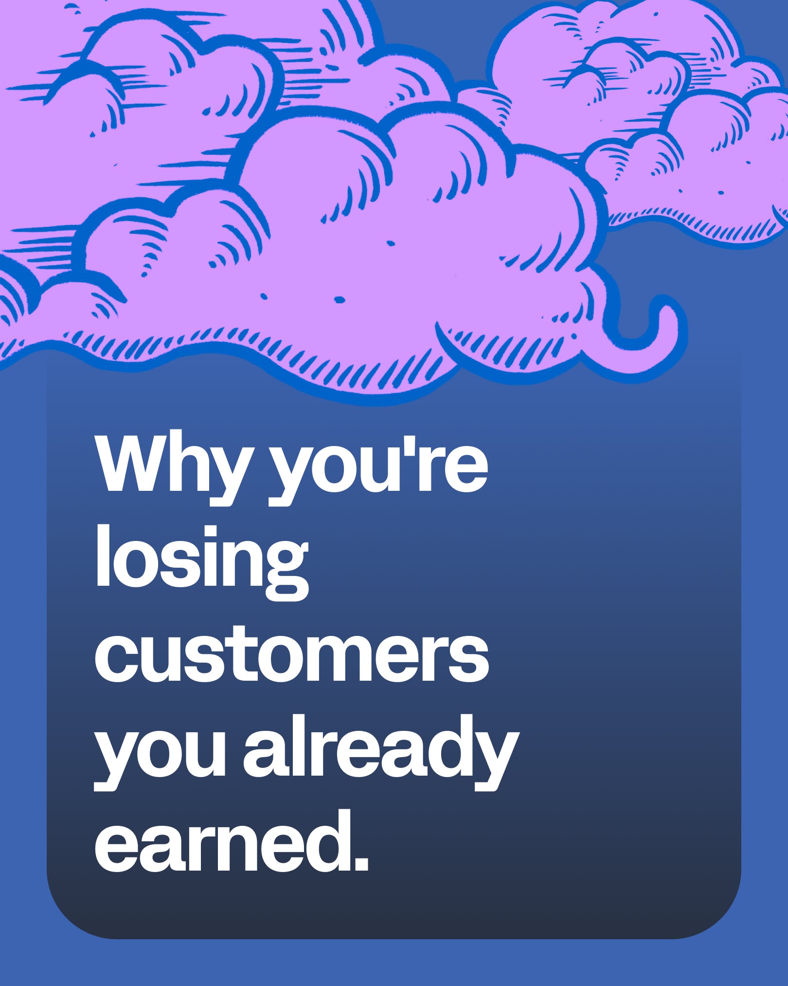 Antimony Studio social tile: acquiring a customer is the easy part — retention is the growth lever most businesses underinvest in.
