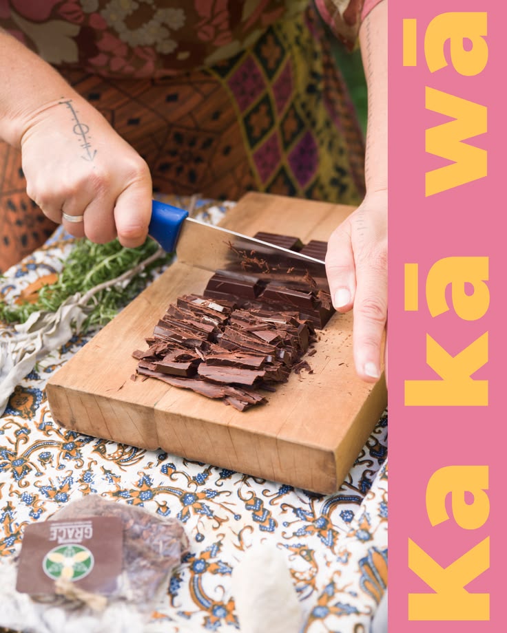 Most branding starts after the product exists. We built Ka Kā Wā the other way round. Brand and business designed together, from a blank page to a bar you can buy. Ka Kā Wā is sustainable cacao with something real underneath it. Ethically sourced bea
