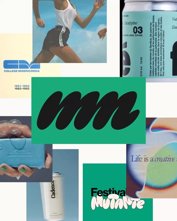 CLIENT SPOTLIGHT - MORE MILES. Had to shine some more light on one of my fave projects of last year! I love that my client went from not wanting two bold colors to literally choosing two bold colors 😅 Paired a funky wordmark with editorial type for a