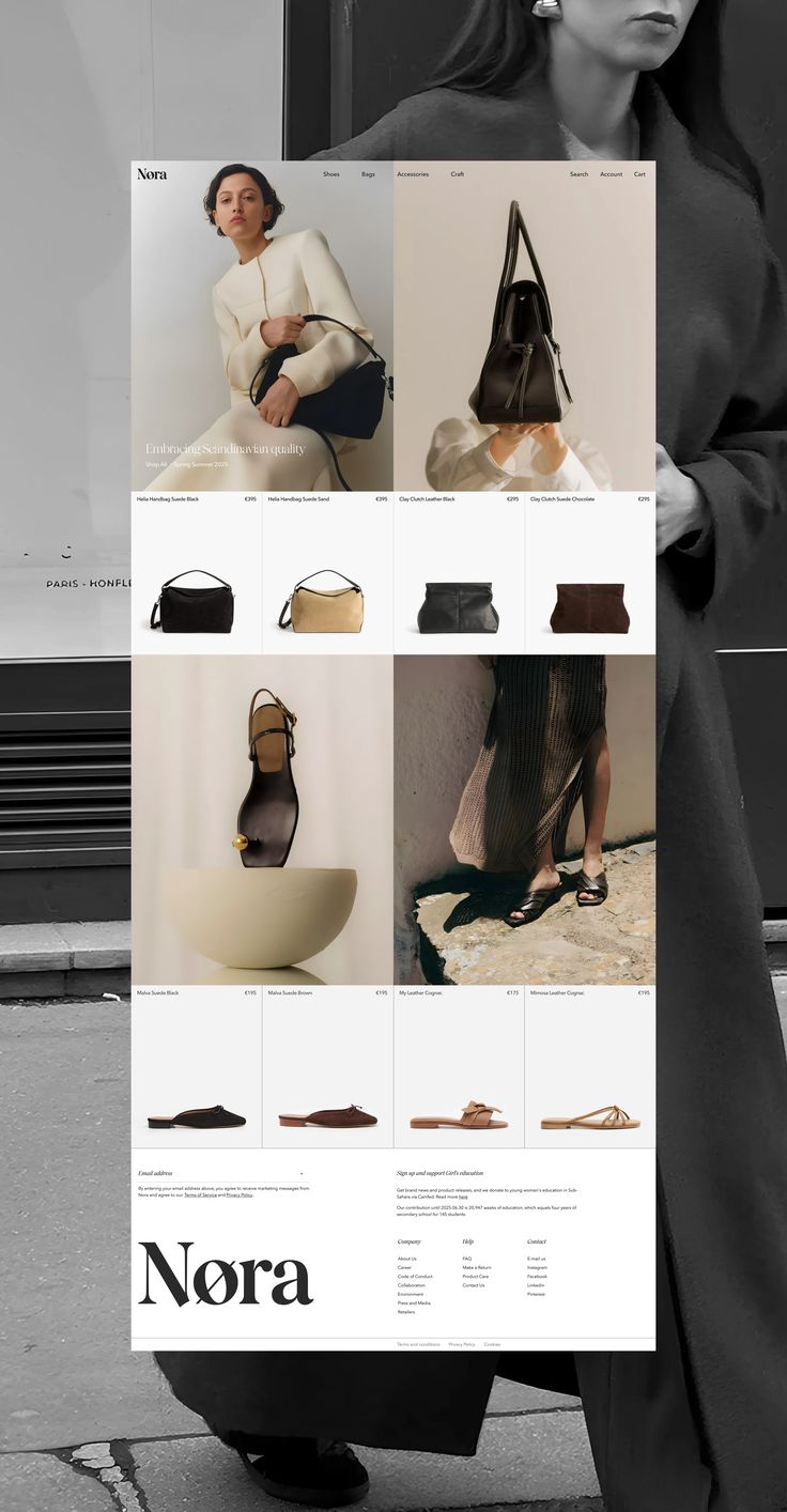 Nøra — E-commerce Website Design :: Behance
