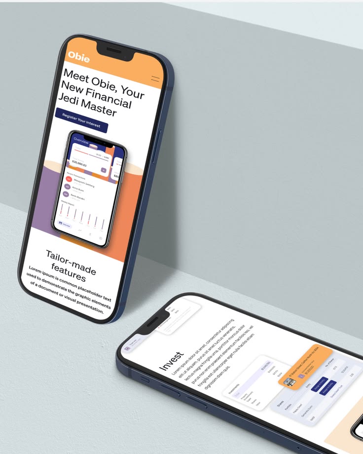 Obie is a bold, energetic brand built for the way people actually think about money. Warm, accessible and distinctly human -- an identity designed to make financial tools feel less intimidating and more like something you actually want to use. From b