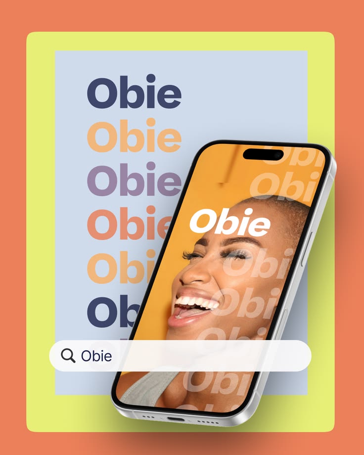Obie is a bold, energetic brand built for the way people actually think about money. Warm, accessible and distinctly human -- an identity designed to make financial tools feel less intimidating and more like something you actually want to use. From b