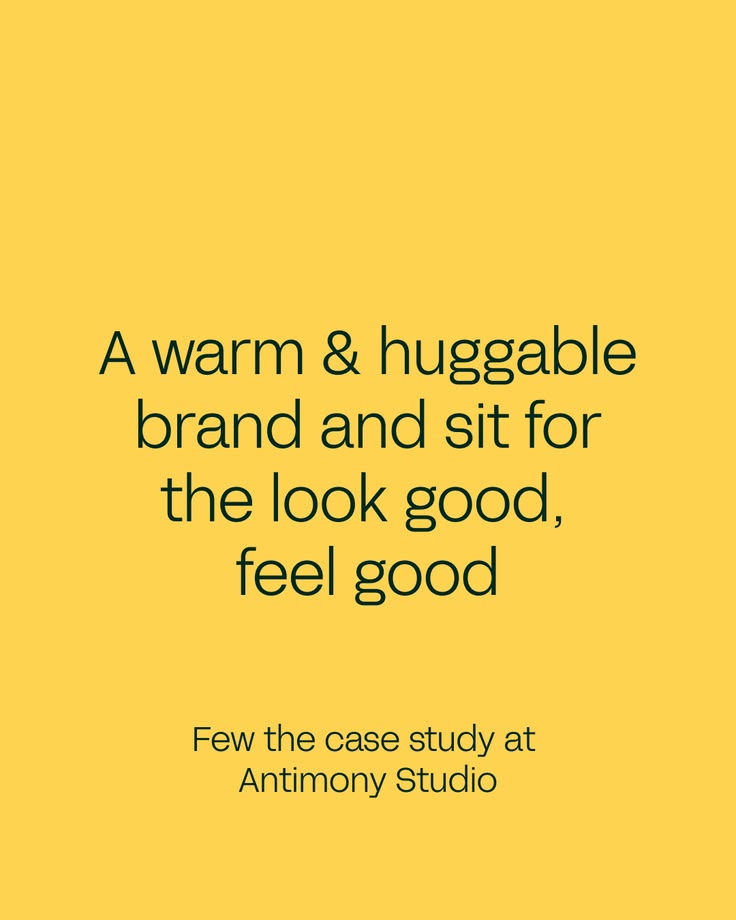 A warm, huggable brand built around a simple promise: look good, feel good. For this wellness supplement client we created an identity that makes the science feel accessible and the benefits feel real. From reducing inflammatory markers to supporting