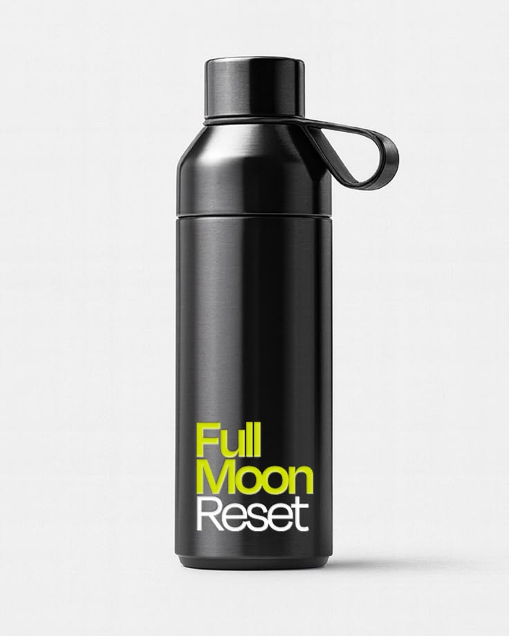 Full Moon Reset is a wellness brand built around intention, ritual and reset. Bold, distinctive and warm -- an identity designed to feel as good as the experience it represents. From brand system and moon cycle iconography to packaging, digital and merch, every touchpoint designed with the same phil