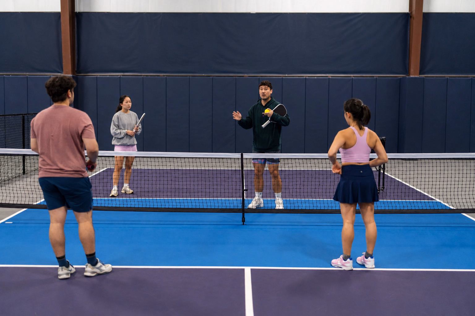 doubles team at the kitchen line