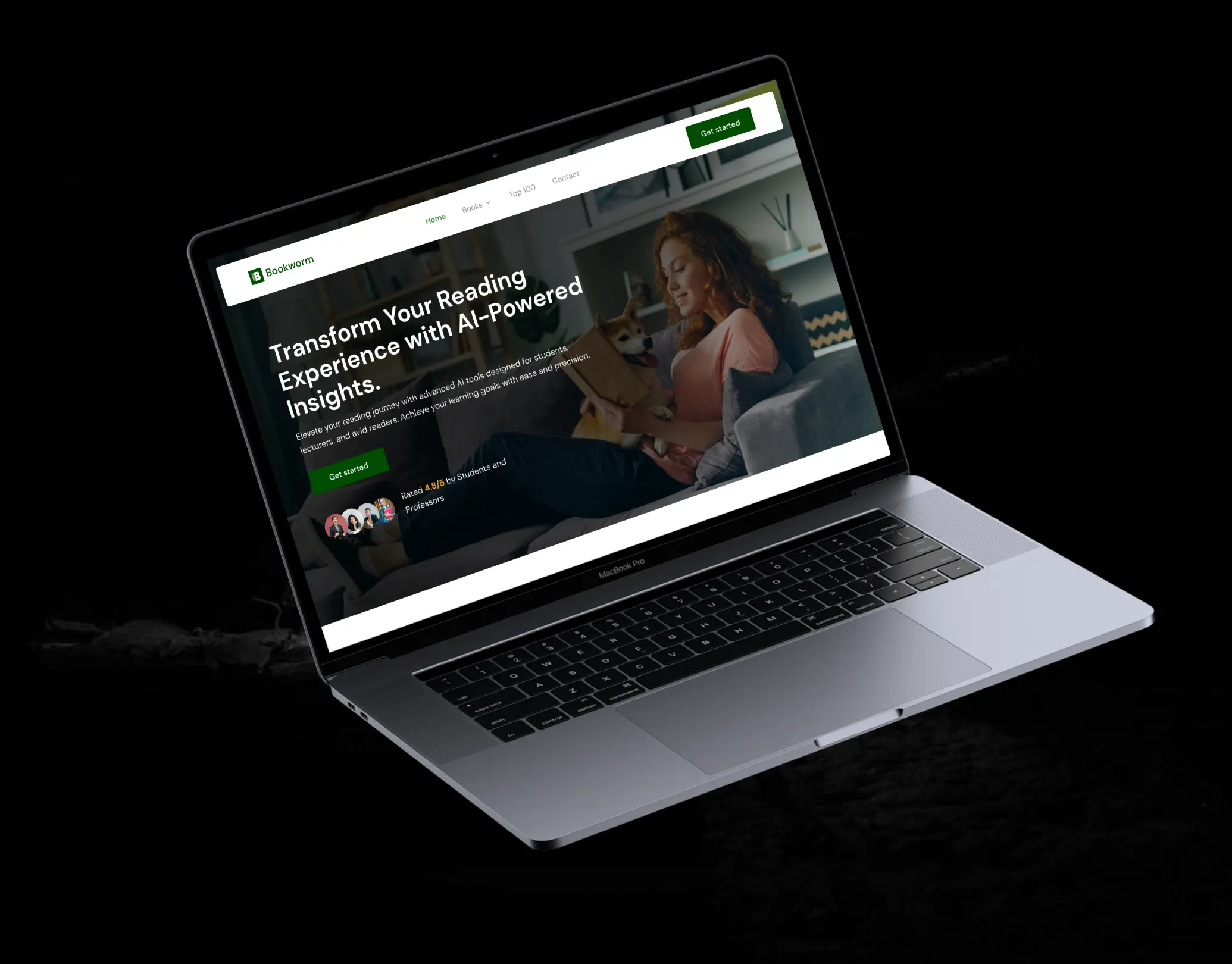 Bookworm webflow thumbnail