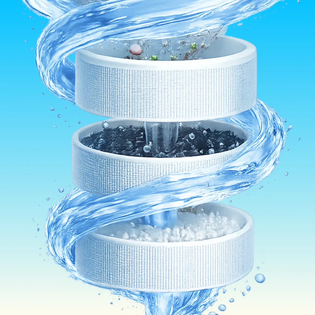 Filtration sélective de l'eau par une centrale de filtration