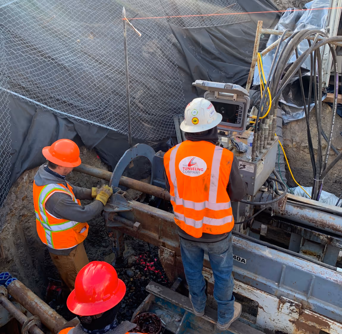 workers in hi vis gear