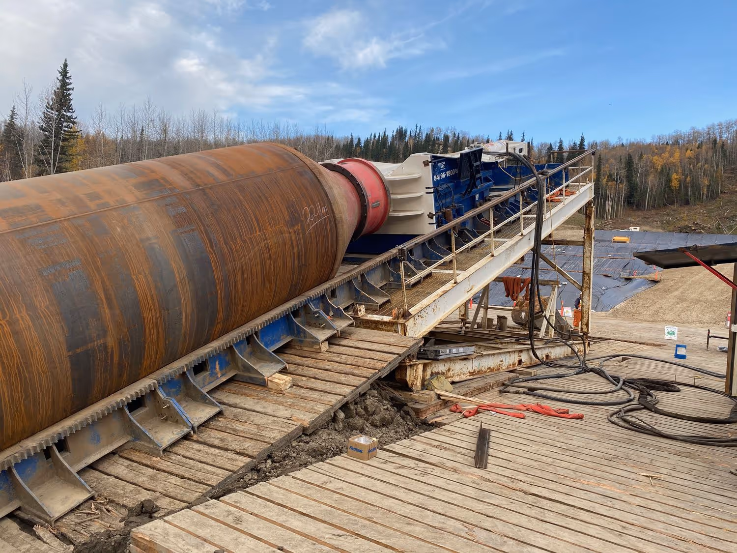 a rusty pipe