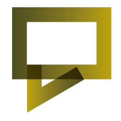 Icoontje van praatballon. Staat voor feedback