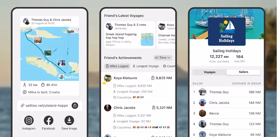 Sailing App Logbook