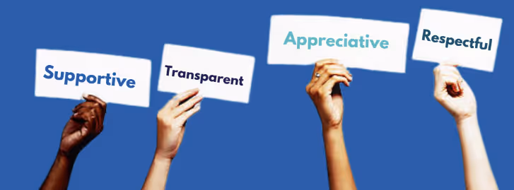 A banner image showcasing Kingston's STAR values (Supportive, Transparent, Appreciative and Respectful)